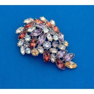 Vintage Sparkly Prom Brooch - D32